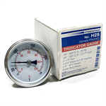 H25-90 Westwood Dial Thermometer, 1/2^ NPT Thread, 2 1/2^ Face