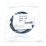 CAA086 Viton O-Ring, DRS Film Clamp, Size 344, QTY 2