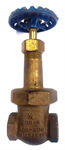 Fairbanks 0234B, 1/2'' FNPT Bronze Gate Valve 200-S, 400 WOG